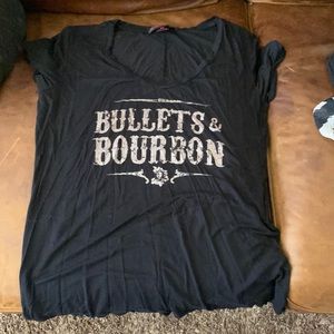 Bullets & Bourbon tee